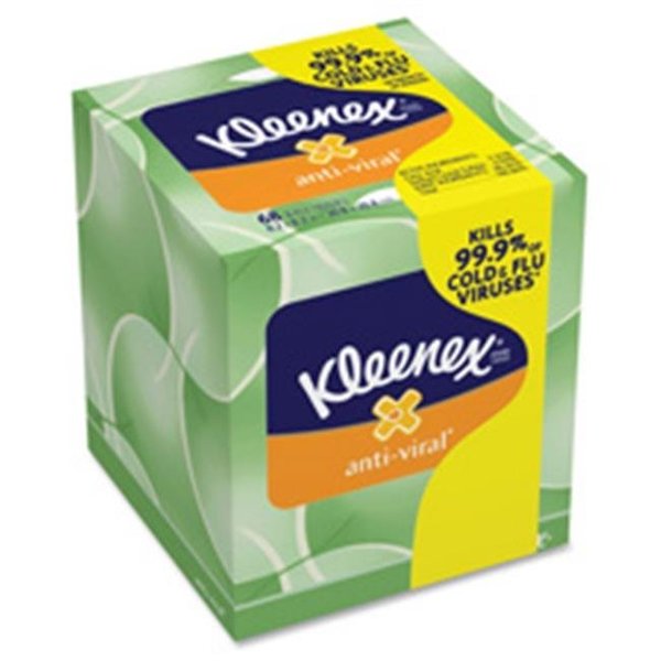 Kimberly-Clark Professional Kimberly-Clark Professional KCC25836CT Kleenex Anti-Viral Facial Tissue; 27 Per Carton 49978